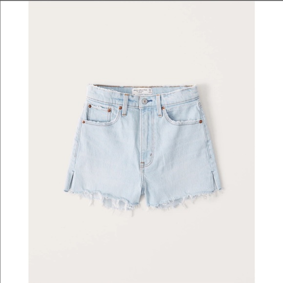 Abercrombie & Fitch Shorts | Abercrombie High Rise Mom Shorts | Poshmark